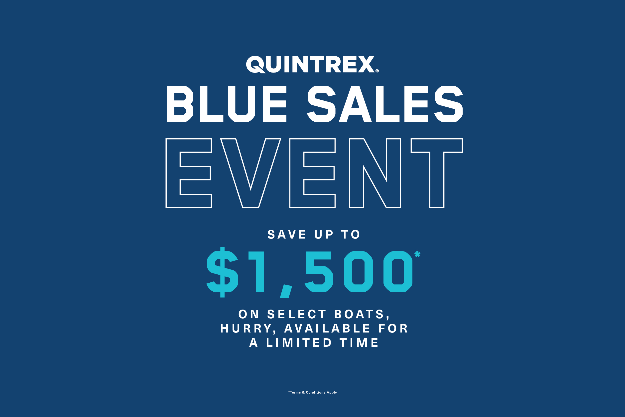 QUINTREX BLUE SALE EVENT