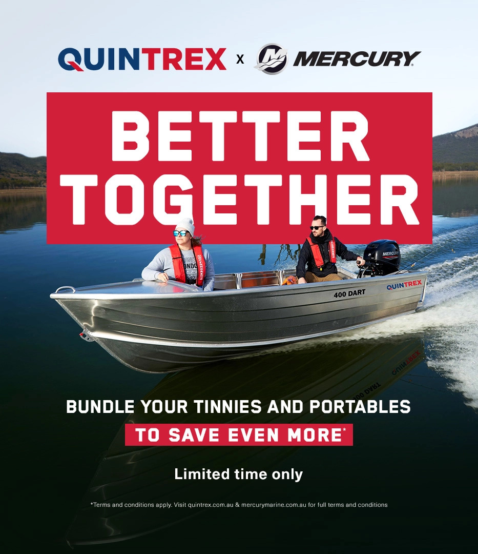 Better Together: Save More On Quintrex Boat and Mercury Portable Packages