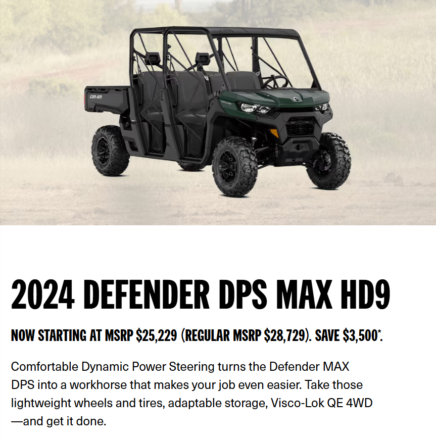 2024 DEFENDER DPS MAX HD9