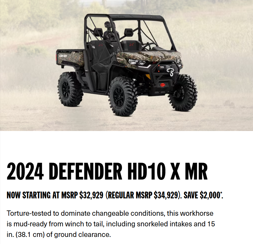 2024 DEFENDER HD10 X MR