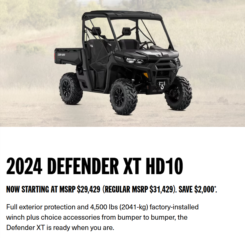 2024 DEFENDER XT HD10