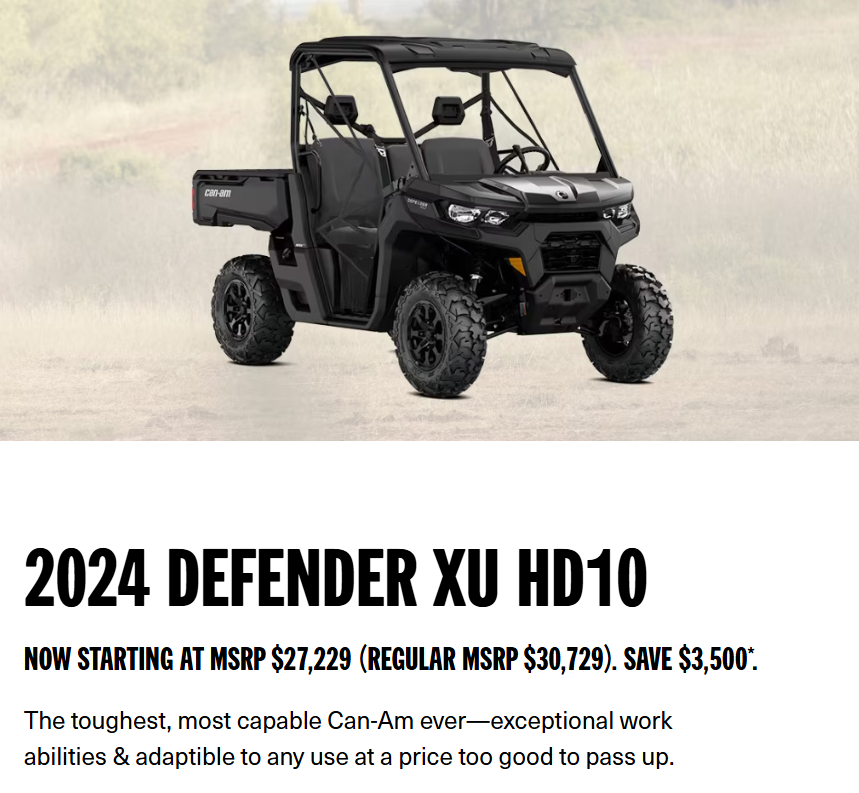 2024 DEFENDER XU HD10
