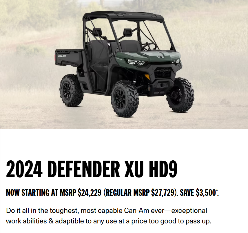 2024 DEFENDER XU HD9
