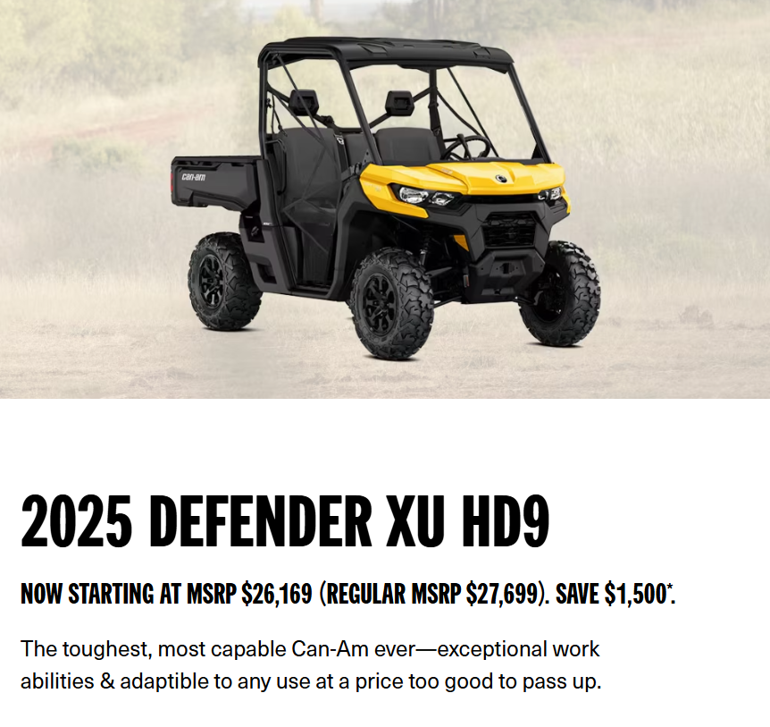 2025 DEFENDER XU HD9